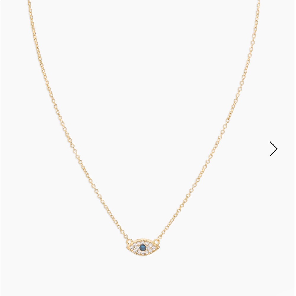 gorjana evil eye charm necklace